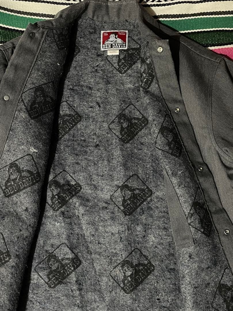 と*輔様 80s USA製 BEN DAVIS カバーオール グレー　FJチャン