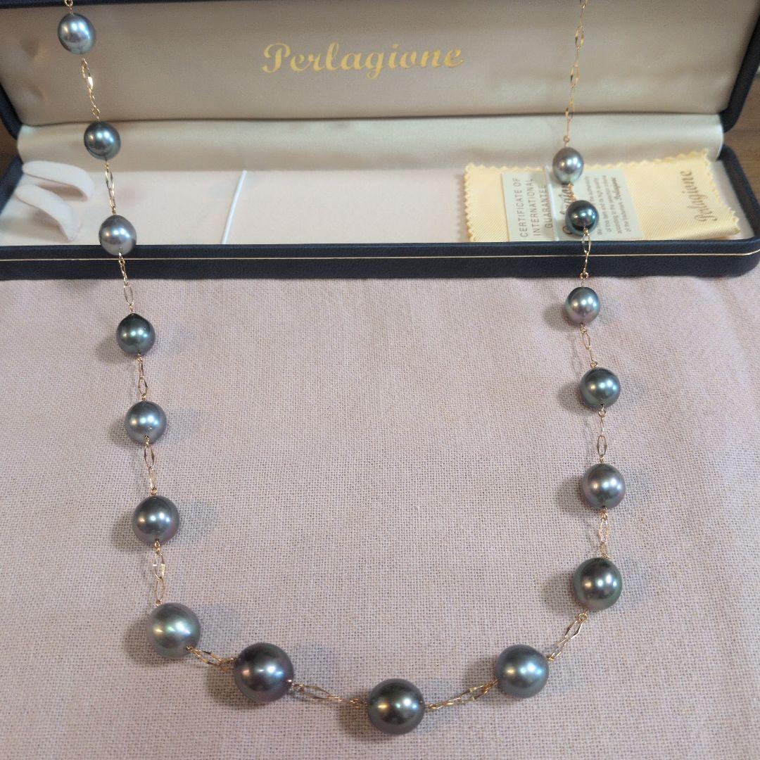 ペルラジオーネ黒蝶真珠ネックレス