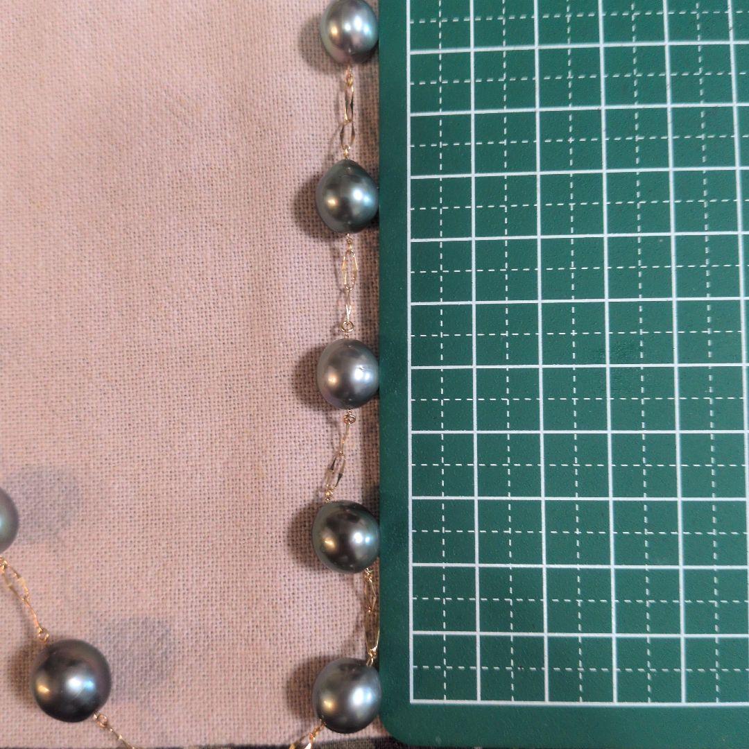 ペルラジオーネ黒蝶真珠ネックレス