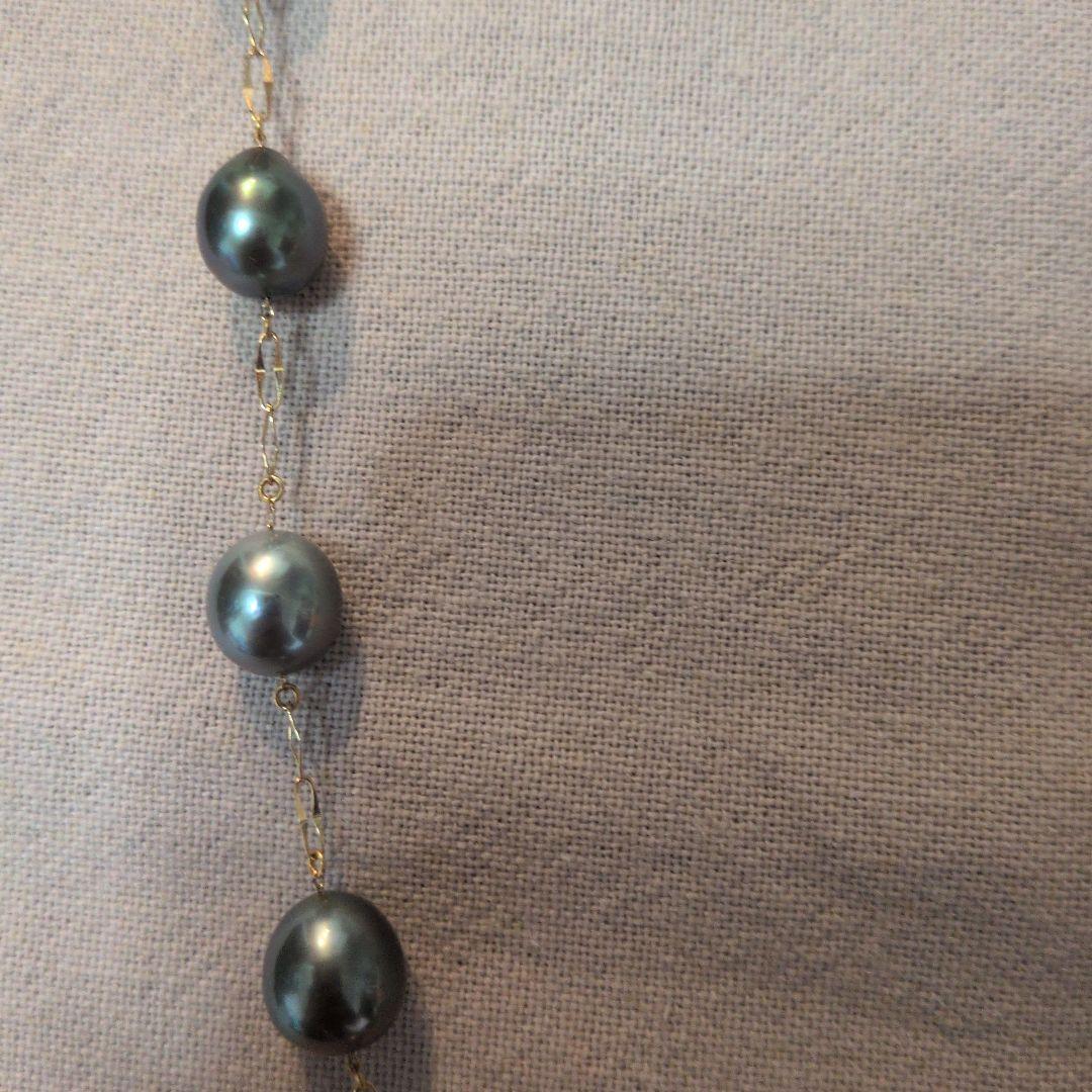 ペルラジオーネ黒蝶真珠ネックレス