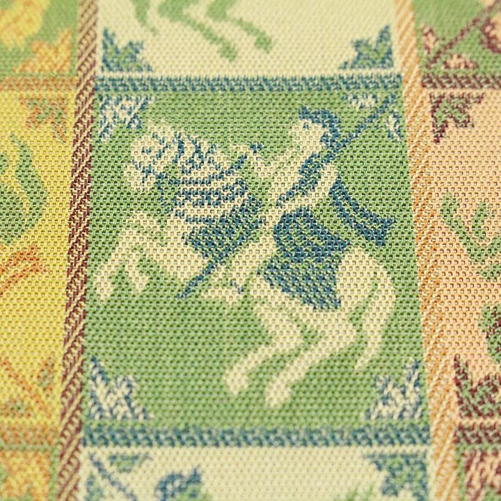 特選品【龍村美術織物・たつむら】　【全通柄】の名物裂　長尺の開き名古屋帯・京袋帯