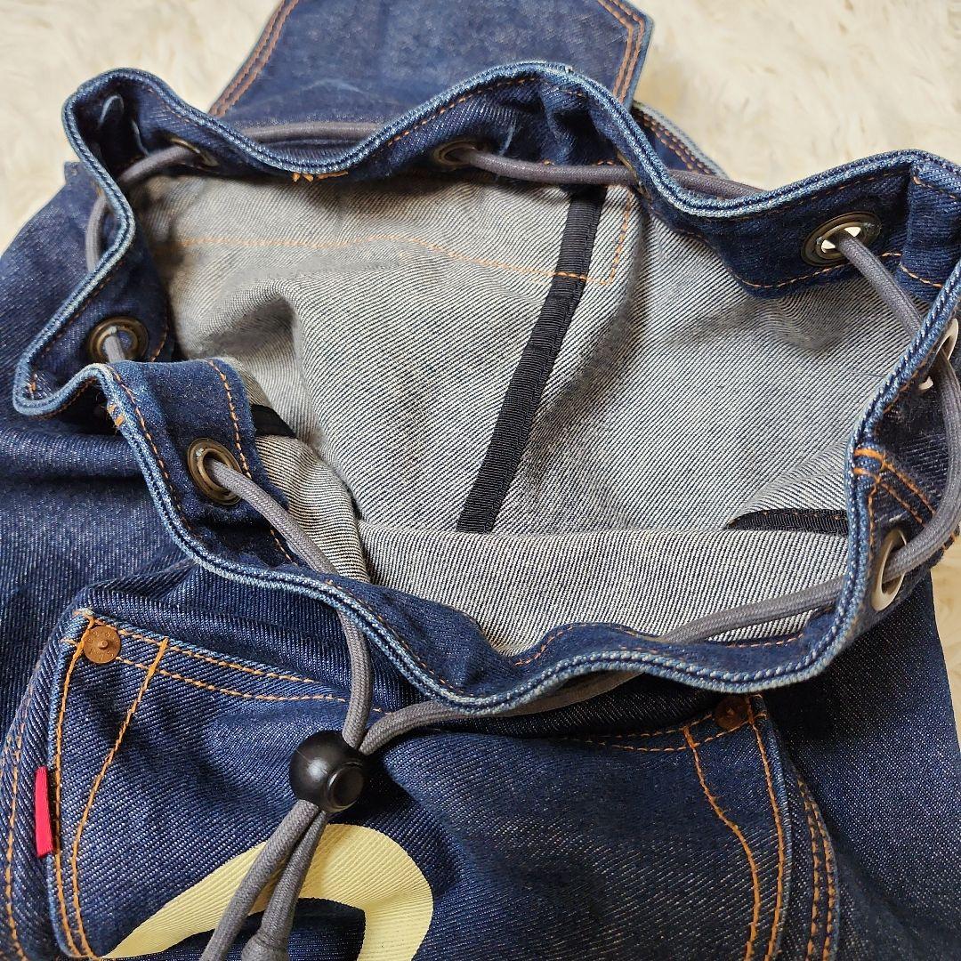【レア美品】EVISU 希少タグ　デニムリュック カモメ