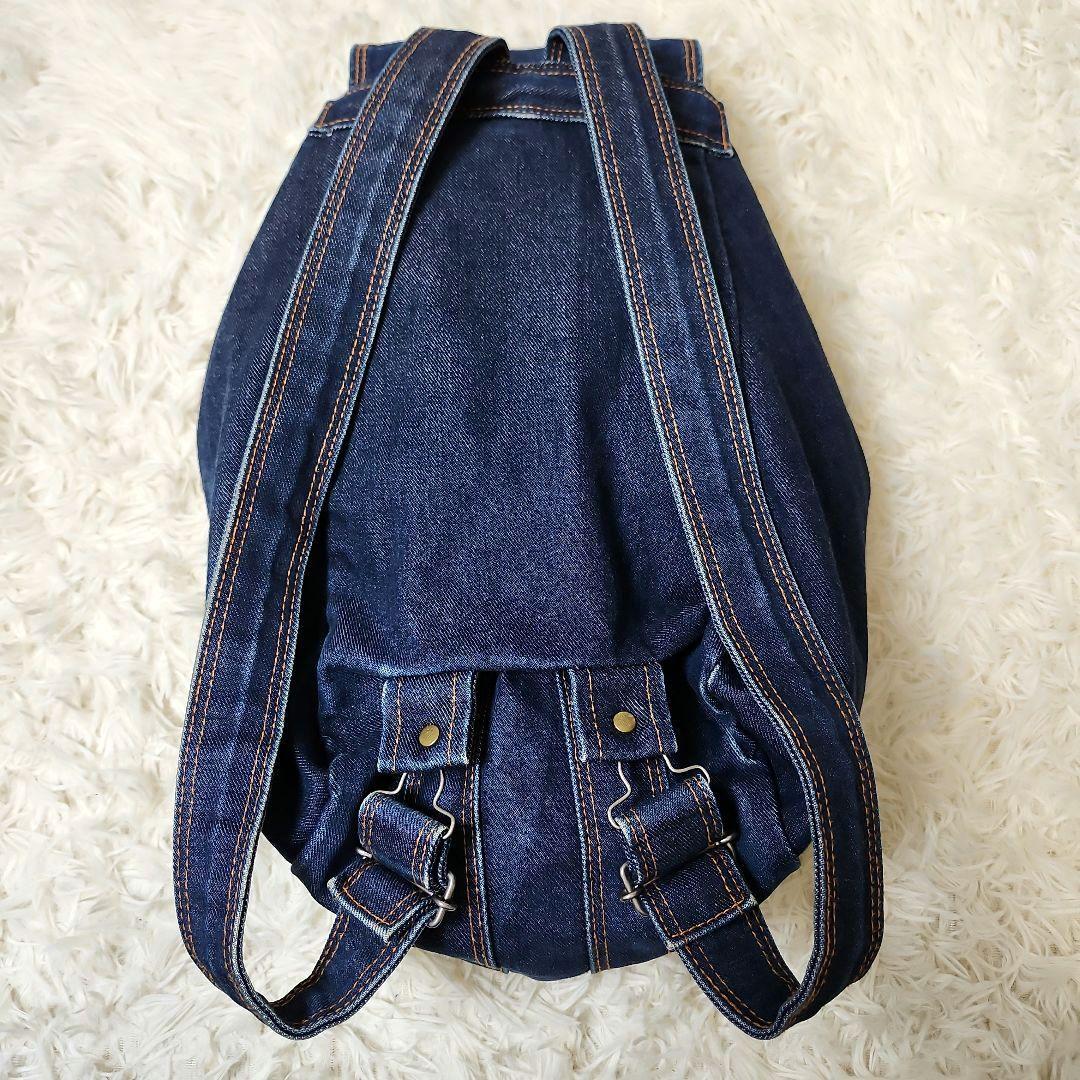 【レア美品】EVISU 希少タグ　デニムリュック カモメ