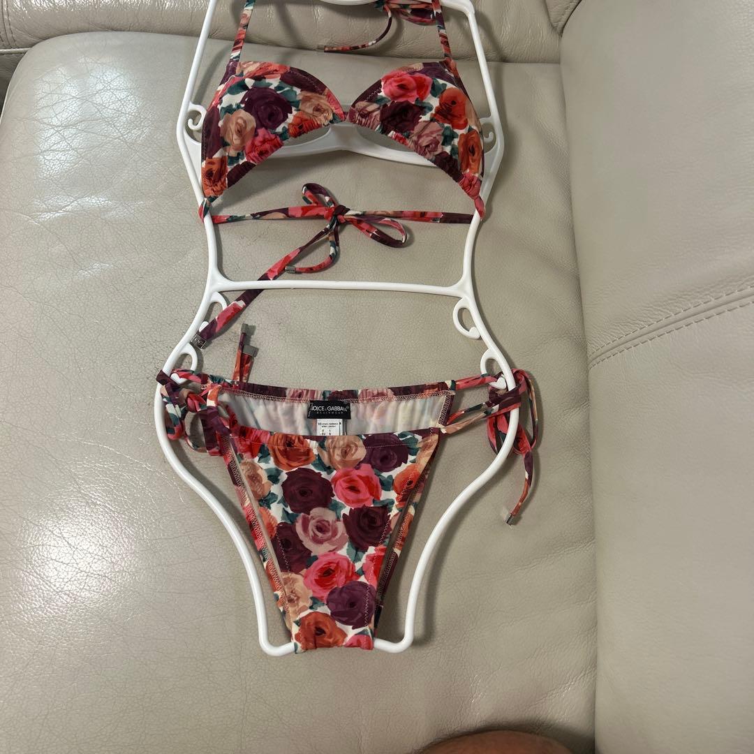 DOLCE&GABBANAフラワープリント ビキニ Sサイズ