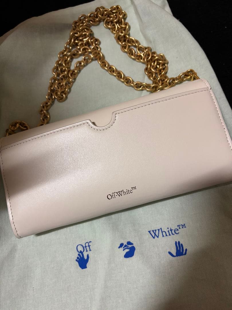 ⚠️hiro　Off-White ホワイト 財布チェーン