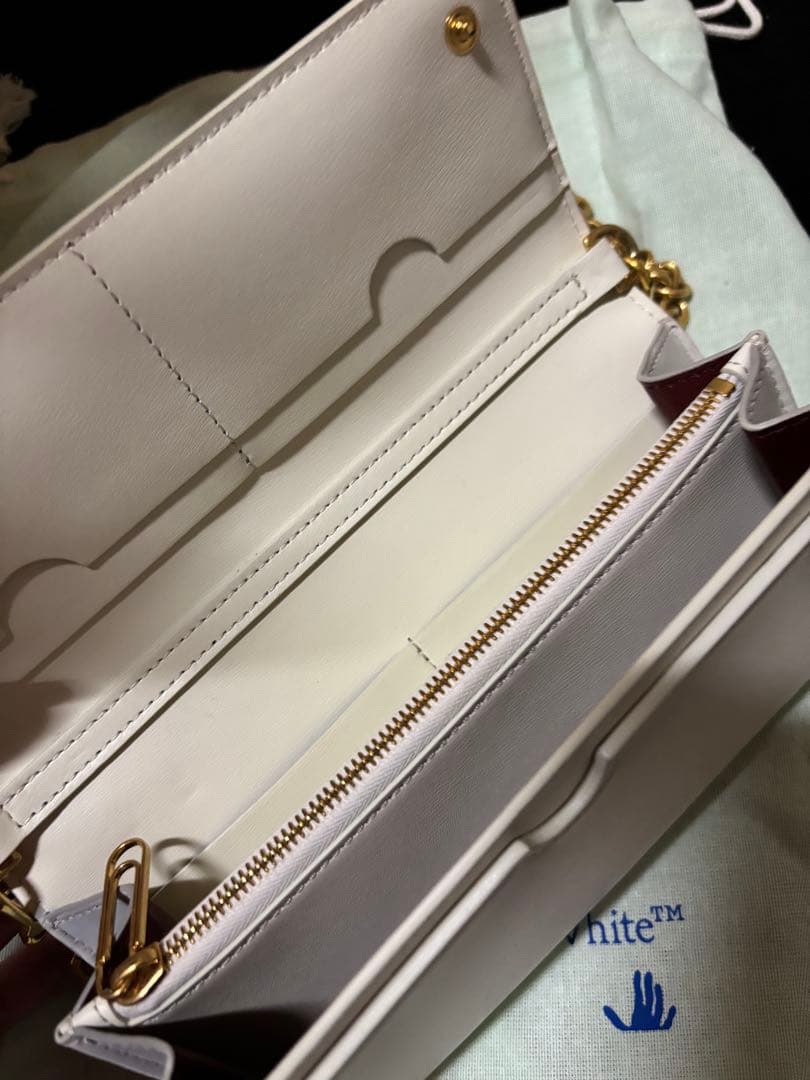 ⚠️hiro　Off-White ホワイト 財布チェーン