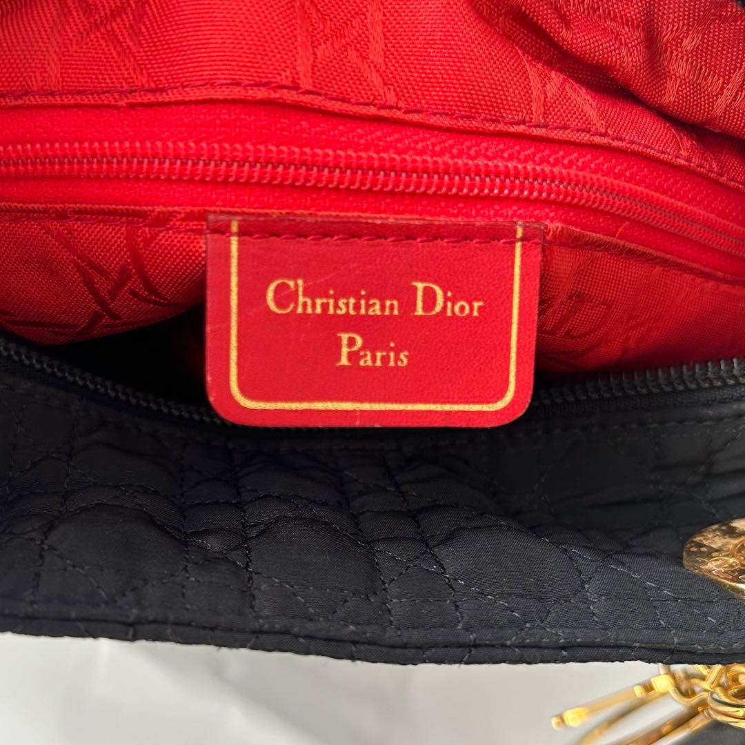 dior ディオール　カナージュ　ナイロン　レディディオール　トート