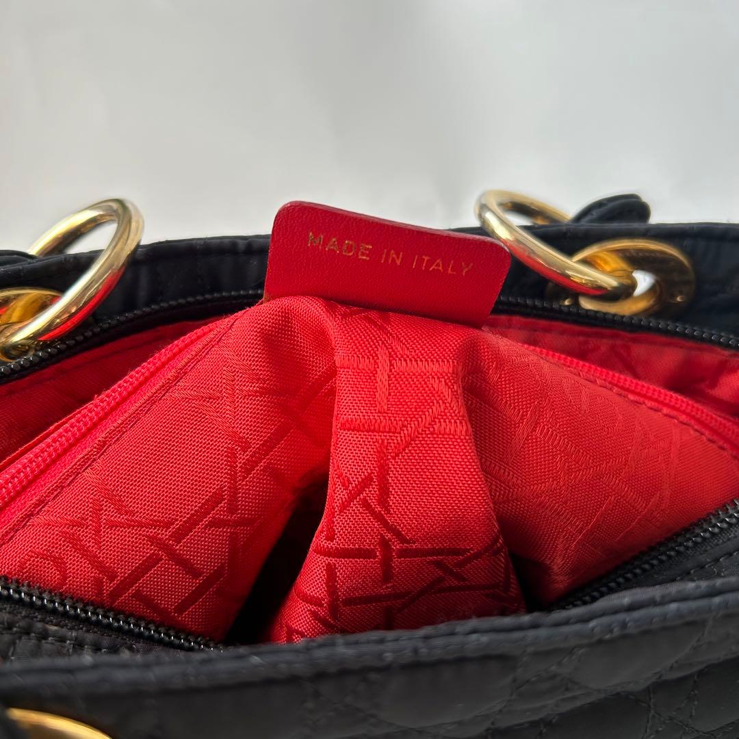 dior ディオール　カナージュ　ナイロン　レディディオール　トート