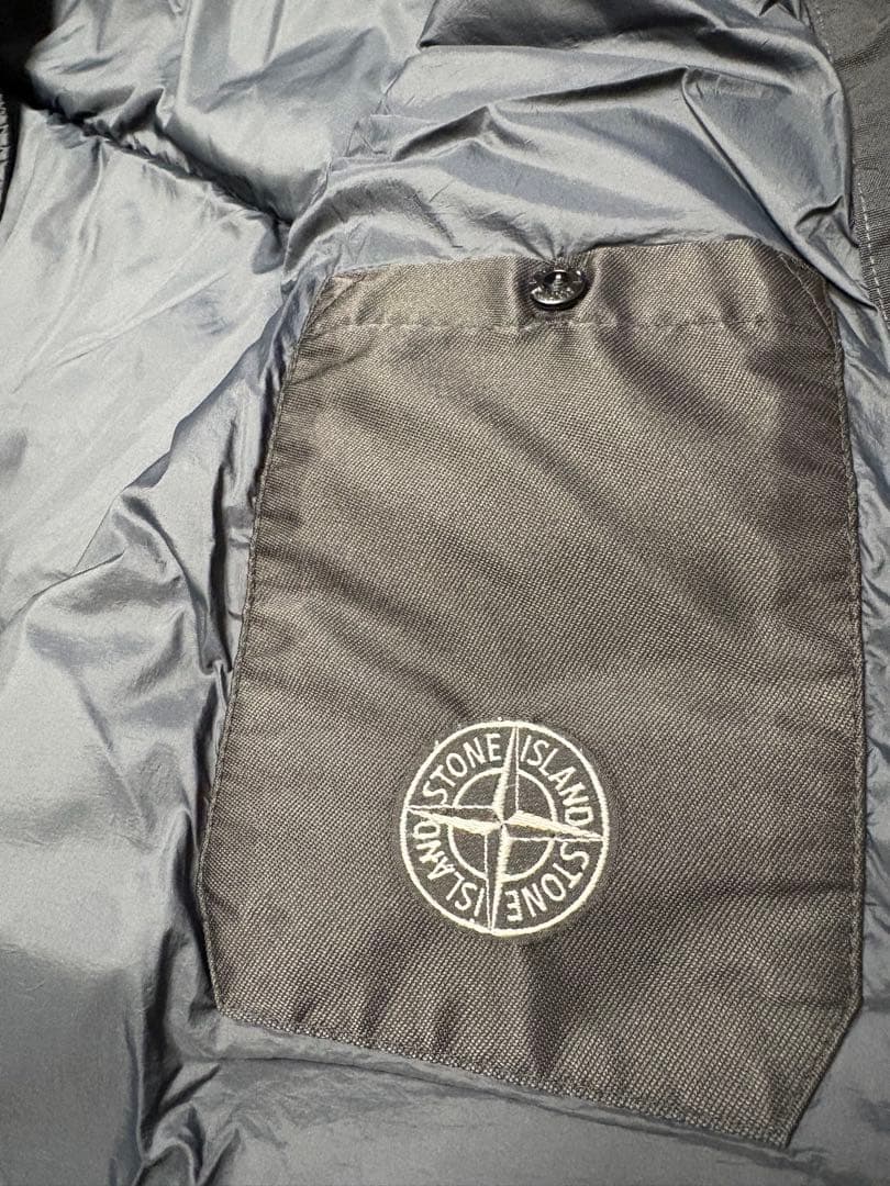 Mサイズ STONE  ダウンベスト ブラック