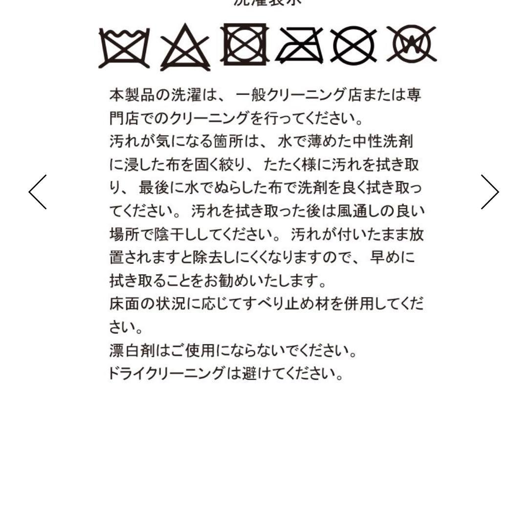 新品 ACTUS アクタス BOROBORO ラグ ベージュ