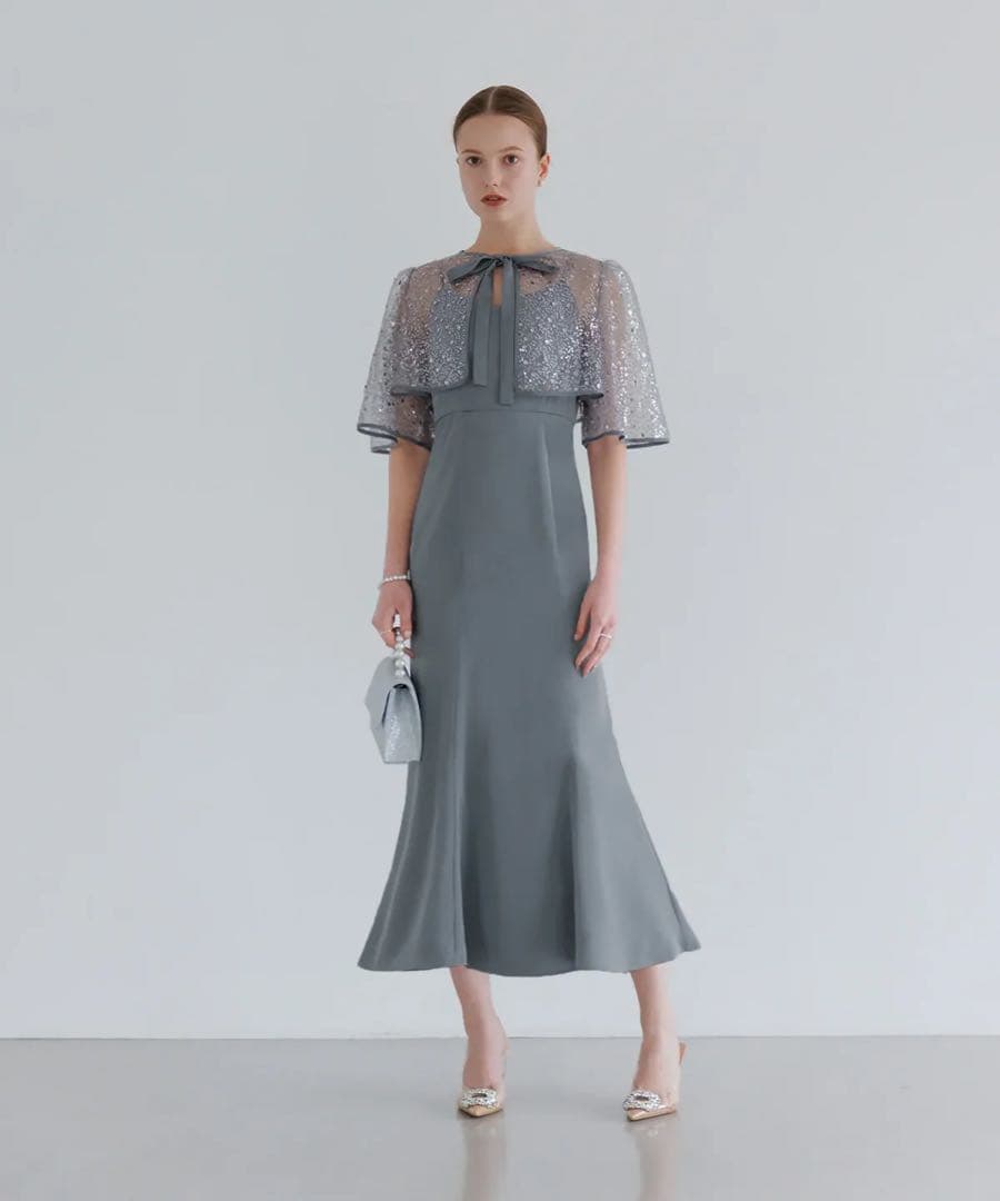 Leja スパンコールビジューボレロマーメイドワンピースドレス 新品未使用