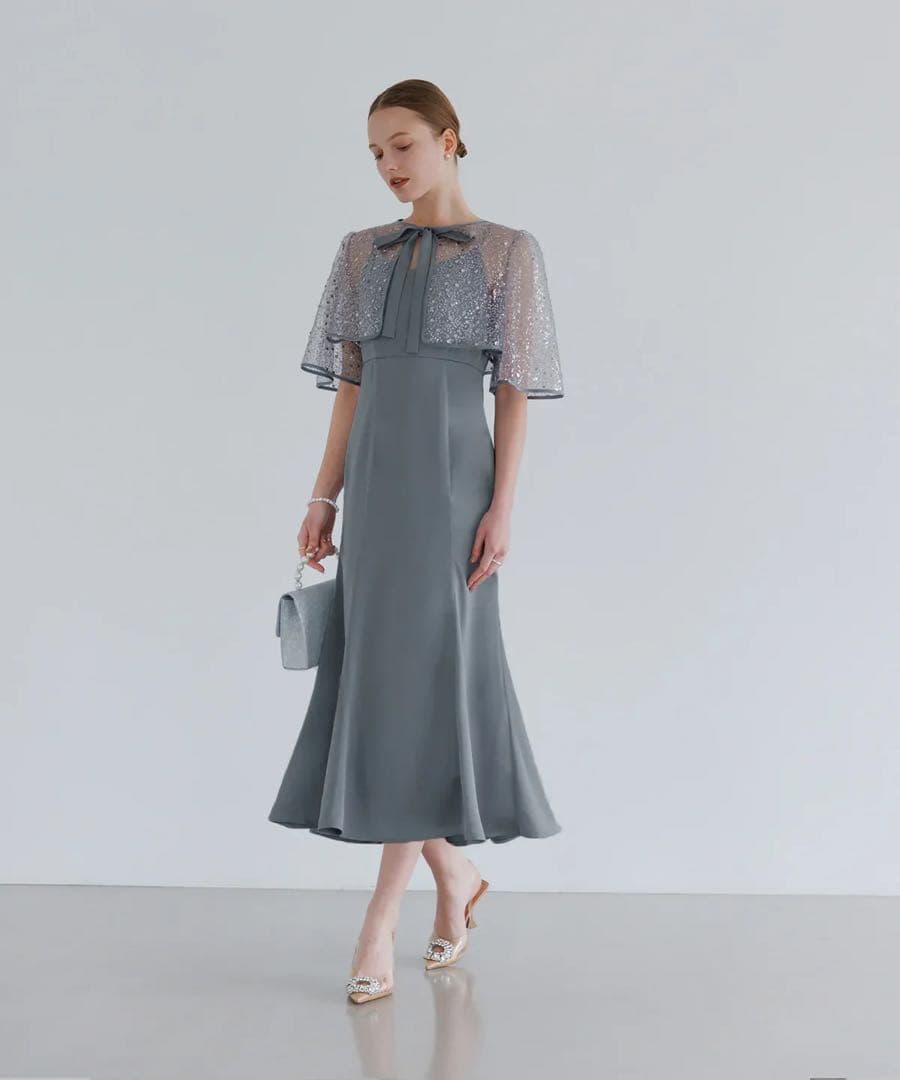 Leja スパンコールビジューボレロマーメイドワンピースドレス 新品未使用