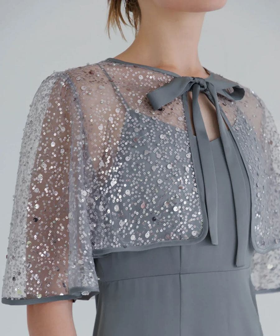 Leja スパンコールビジューボレロマーメイドワンピースドレス 新品未使用