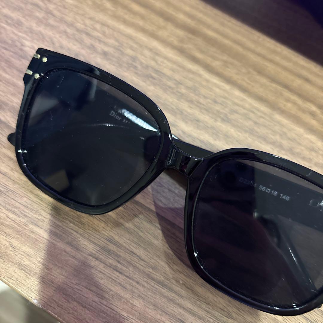 CHRISTIAN DIOR ブラック サングラス