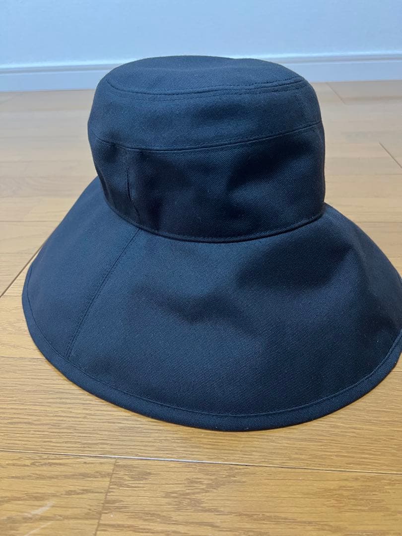 サンバリア100 ナチュラルハット 黒 Mサイズ