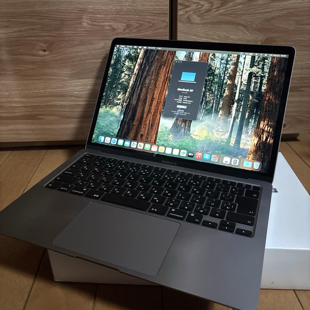 Apple MacBook Air M1 2020 スペースグレイ256GB