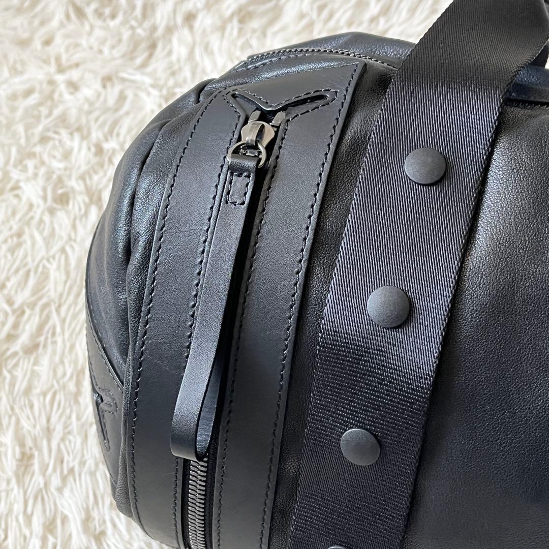 ⭐️未使用級⭐️　ディスコードヨウジヤマモト　ハンドバッグ　筒型バッグ　ブラック