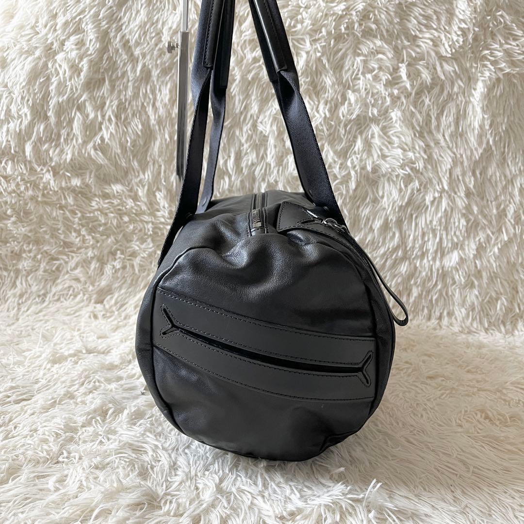 ⭐️未使用級⭐️　ディスコードヨウジヤマモト　ハンドバッグ　筒型バッグ　ブラック