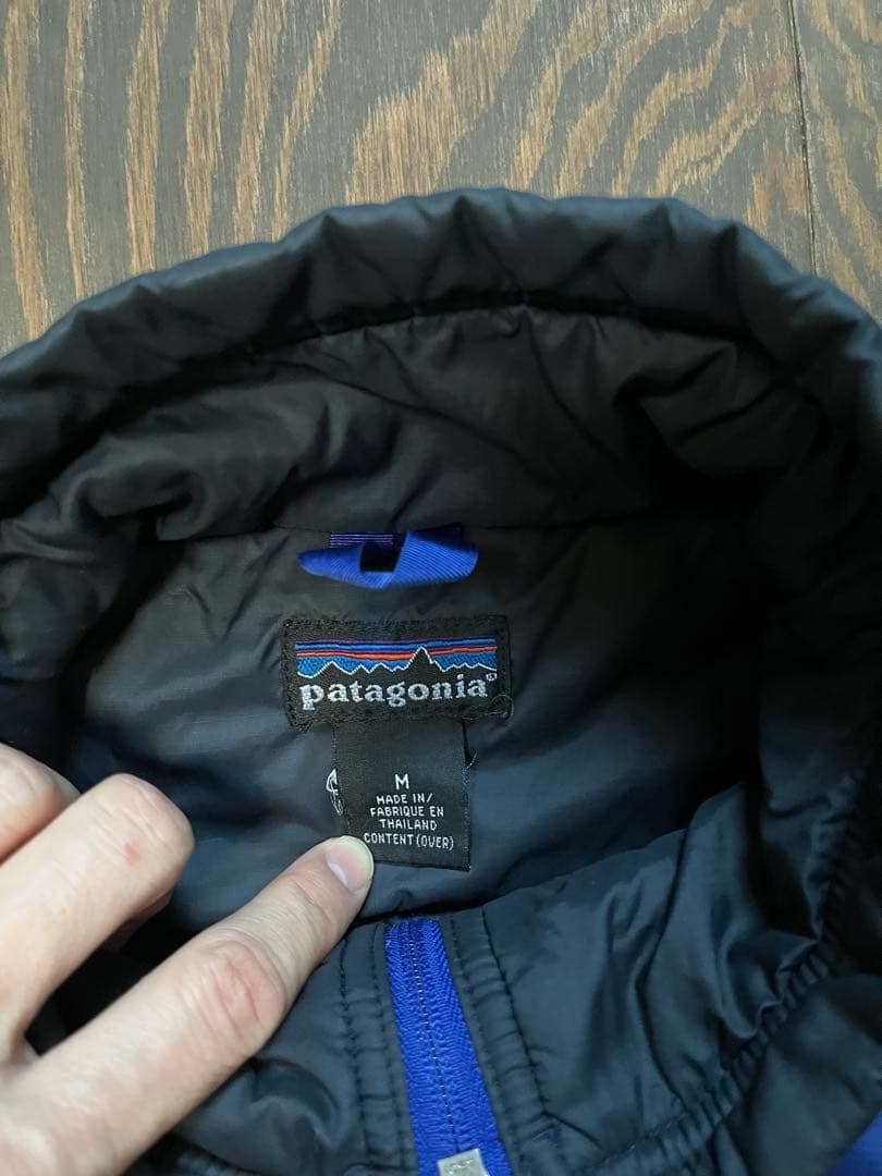 美品 パタゴニア puff ball パフボールベスト ブルーM パフボール