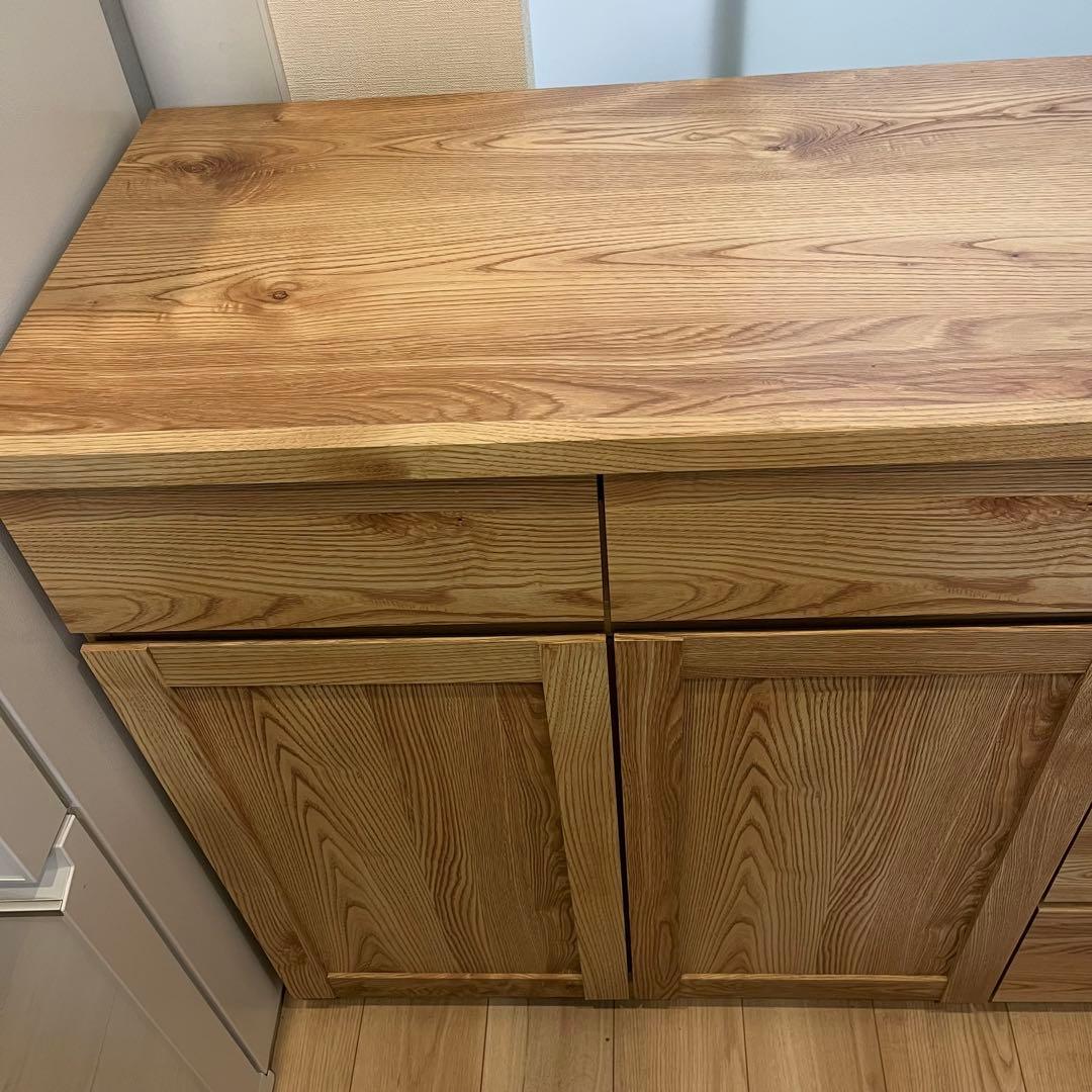 カップボード　食器棚　120cm 木製