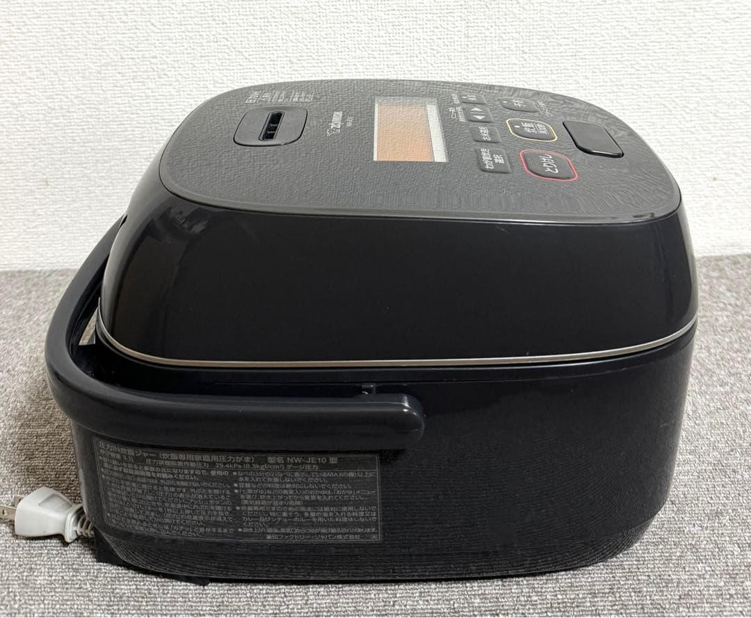 象印 極め炊き 圧力IH炊飯ジャーNW-JE10 動作保証