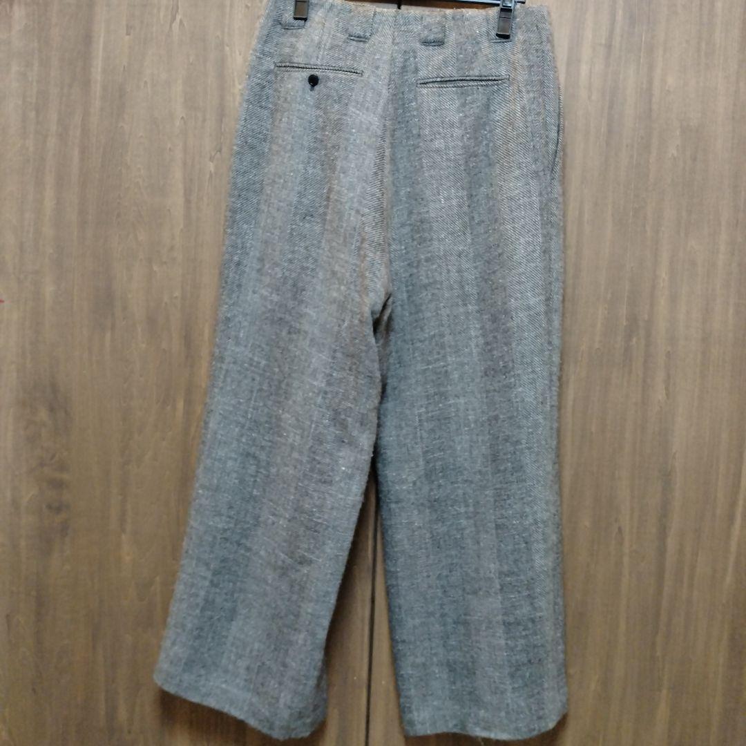 【LIDNM】WOOL LINEN OXFORD BAGS