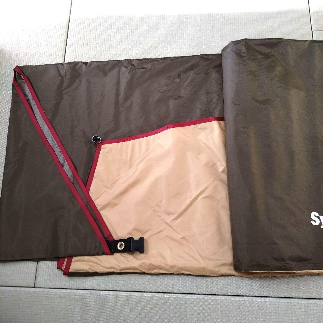 システムタープ ヘキサDX　ブラウンサンドレッド