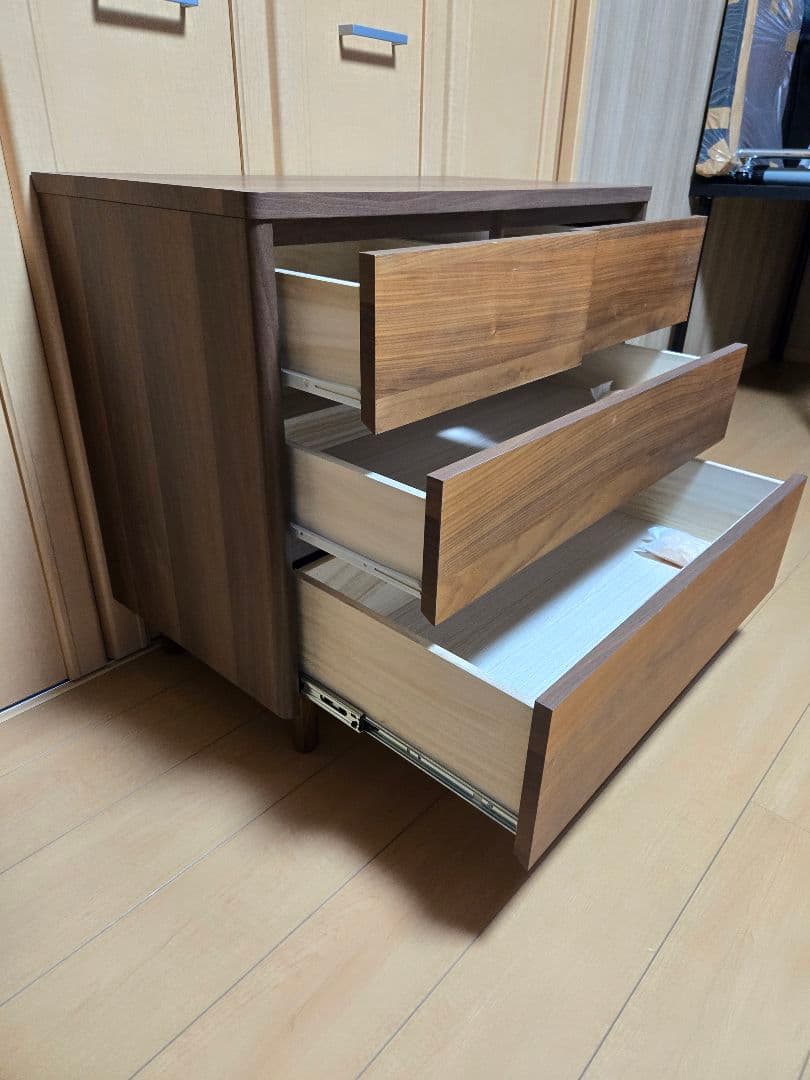 リビングチェスト ISSEIKI MUSE LOW CHEST 80-3