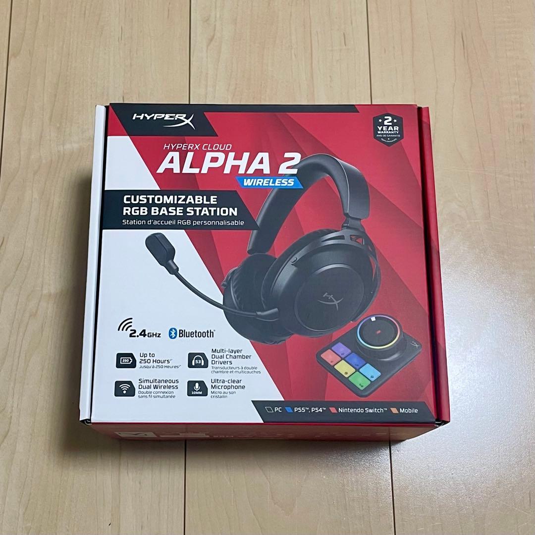 HyperX Cloud Alpha 2 ワイヤレスゲーミングヘッドセット