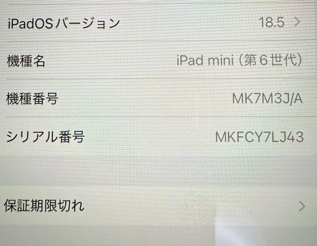 Apple iPad mini第6世代 スペースグレー 64G