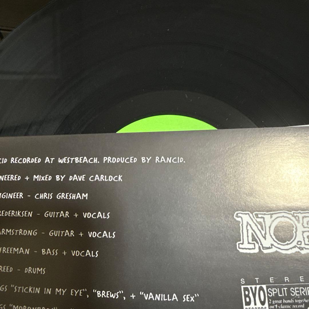NOFX RANCID SPLIT SERIES 3 アナログ レコード