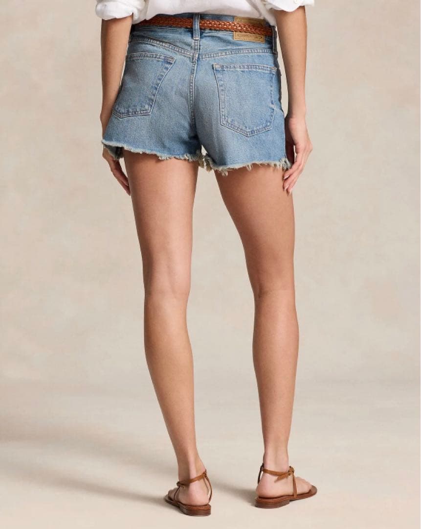 新作　RALPH LAUREN ラルフローレン　デニム　ショート　パンツ　25