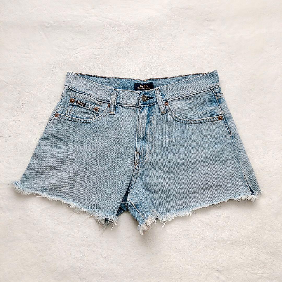 新作　RALPH LAUREN ラルフローレン　デニム　ショート　パンツ　25