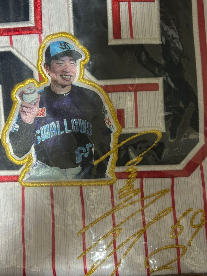 め*ろ様 東京ヤクルトスワローズ　下川　ユニフォーム　サイズL