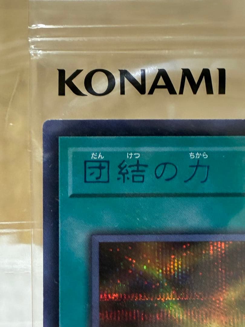 遊戯王　団結の力 ブルシク ブルーシークレット 未開封　当選書付き