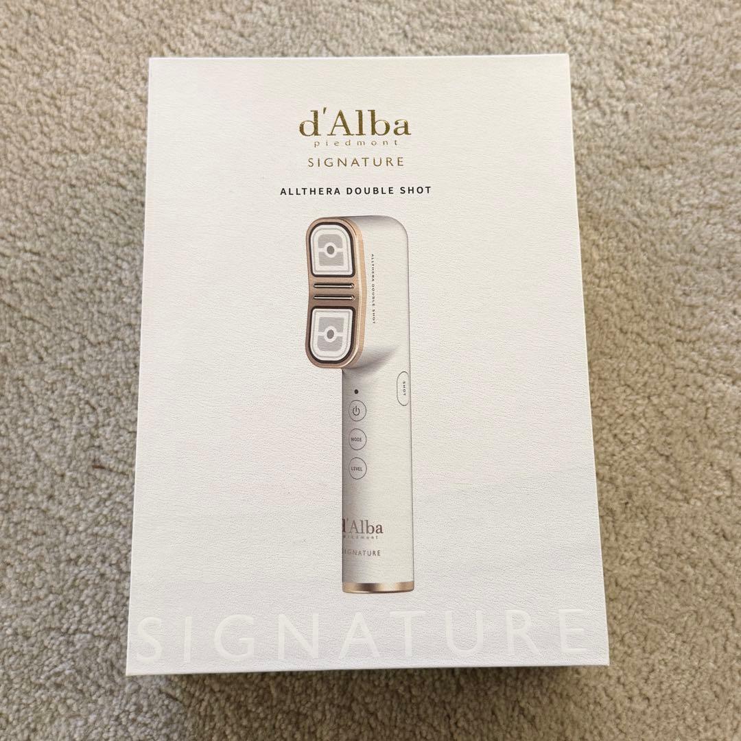 【新品未使用】d'Alba ダルバ オールセラダブルショット 美顔器