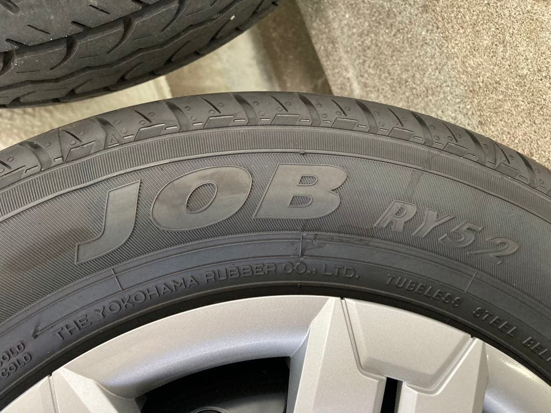 アトレー 新車外し 145/80R12 タイヤ ホイール セット キャップ付き
