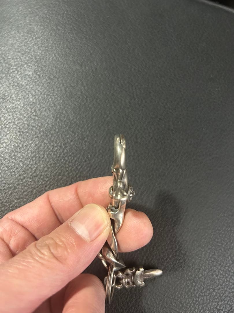 クロムハーツ クラシックキーチェーン ショート 2LINK クリップ