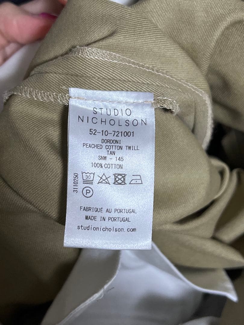 【美品】STUDIO NICHOLSON「DORDONI」