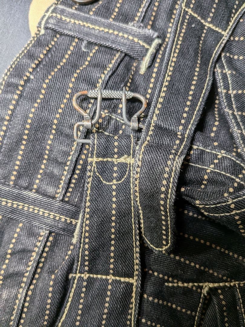 S フリーホイーラーズ ブラック ウォバッシュ パンツ