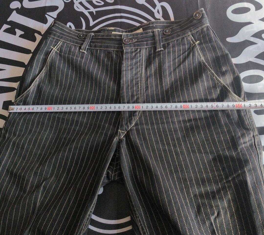 S フリーホイーラーズ ブラック ウォバッシュ パンツ