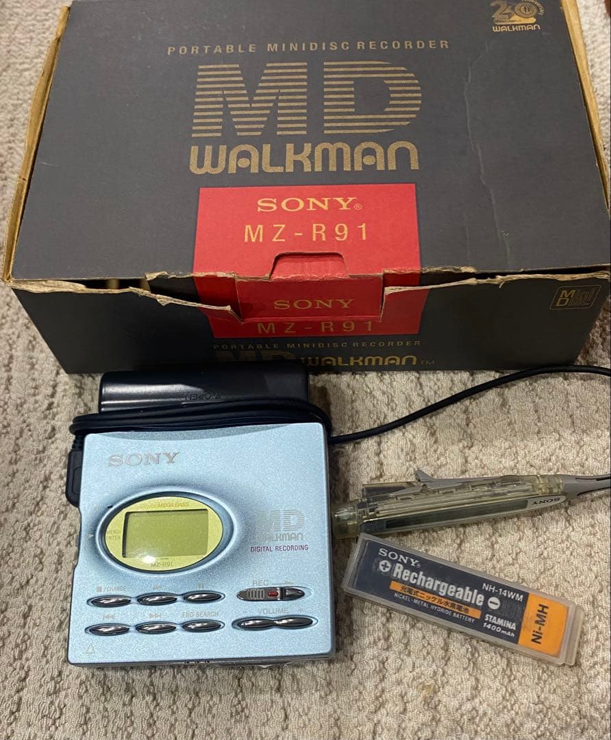 SONY ポータブルMDプレーヤー MZ-R91