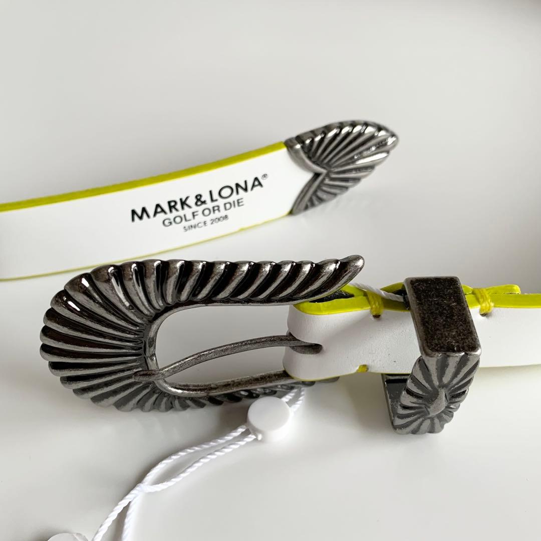 マークアンドロナ MARK&LONA ゴルフベルト ホワイト