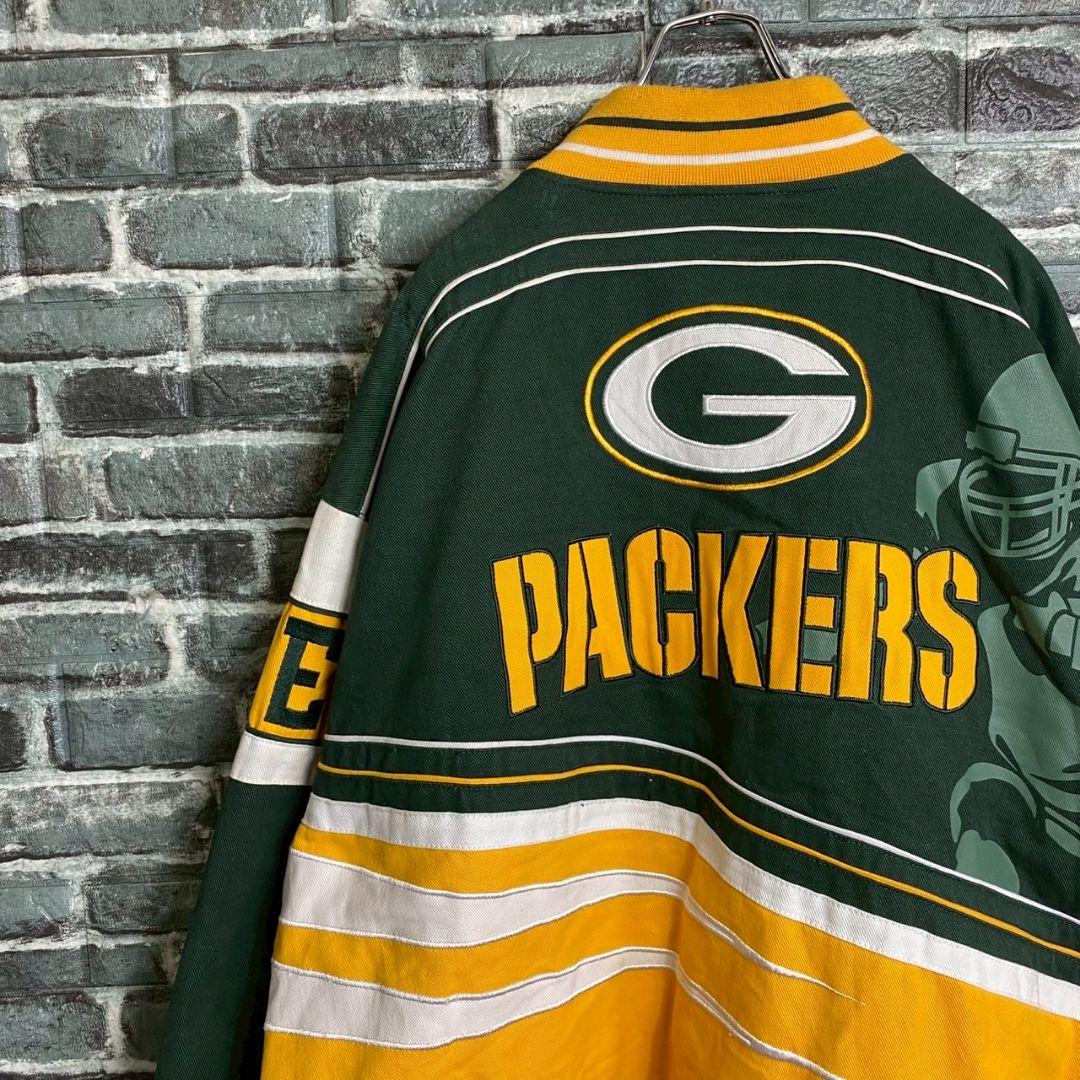 【NFL/希少】PACKERS ビッグシルエット ジャケット アウター 3XL