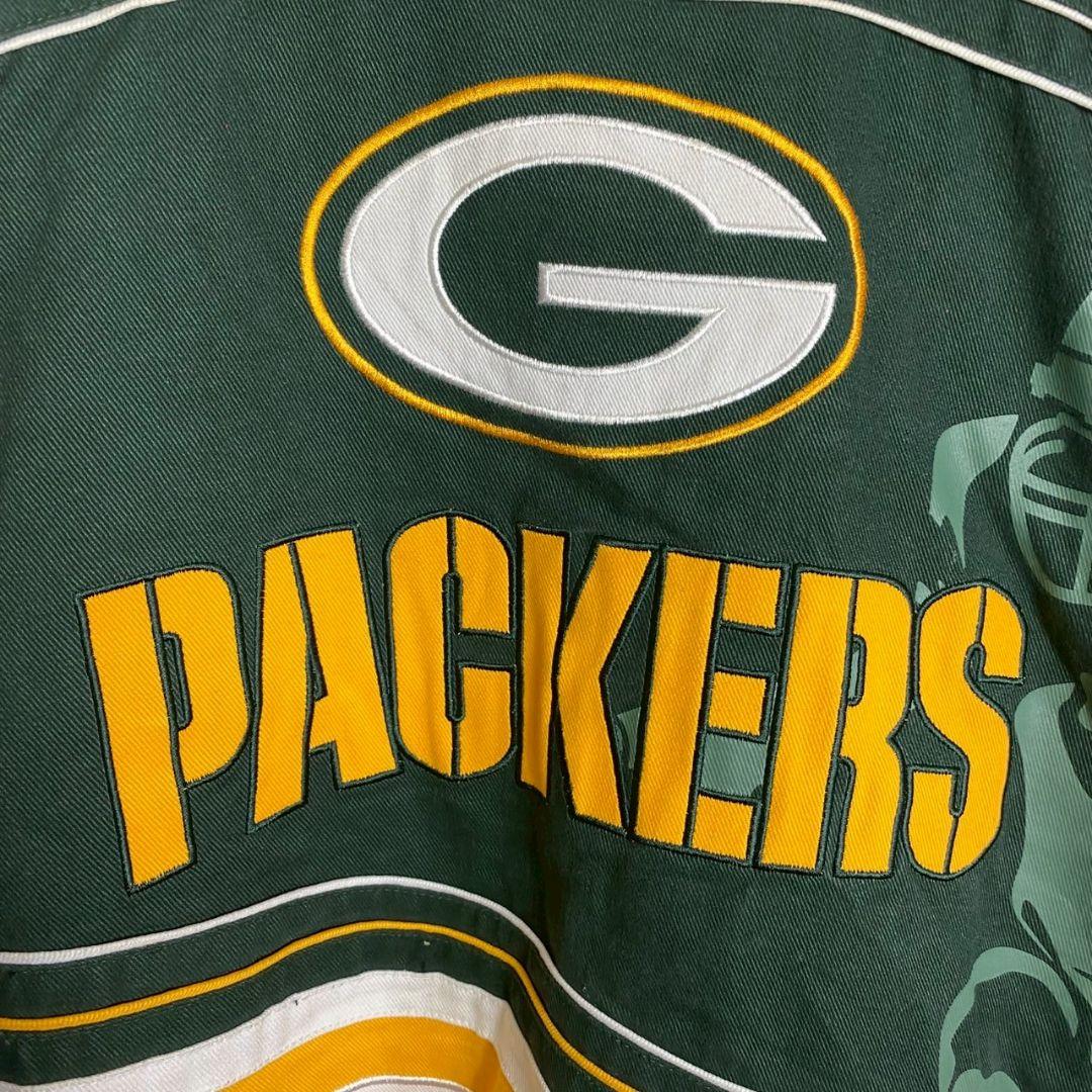 【NFL/希少】PACKERS ビッグシルエット ジャケット アウター 3XL