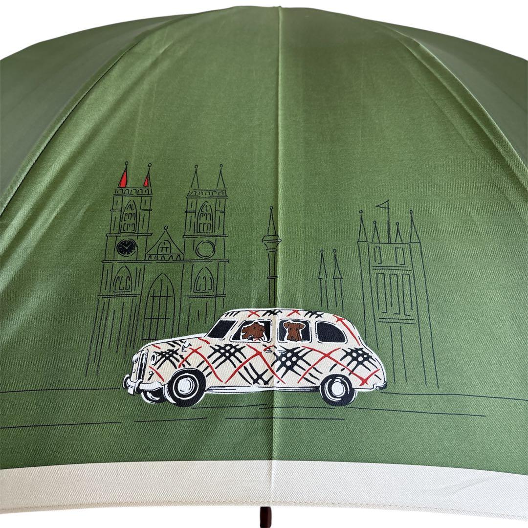 BURBEERY バーバリー ノバチェック　犬とお散歩　晴雨兼用　UVパラソル