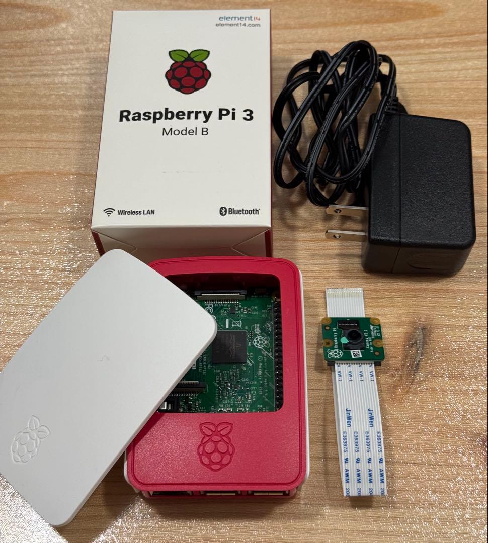 Raspberry Pi 3 Model Bケース ラズパイカメラ 電源付き