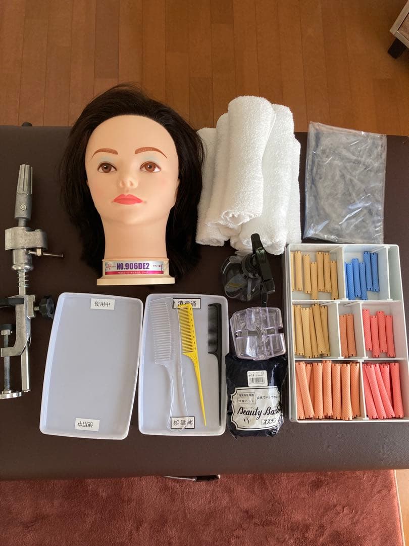 美容師国家試験ワインディング