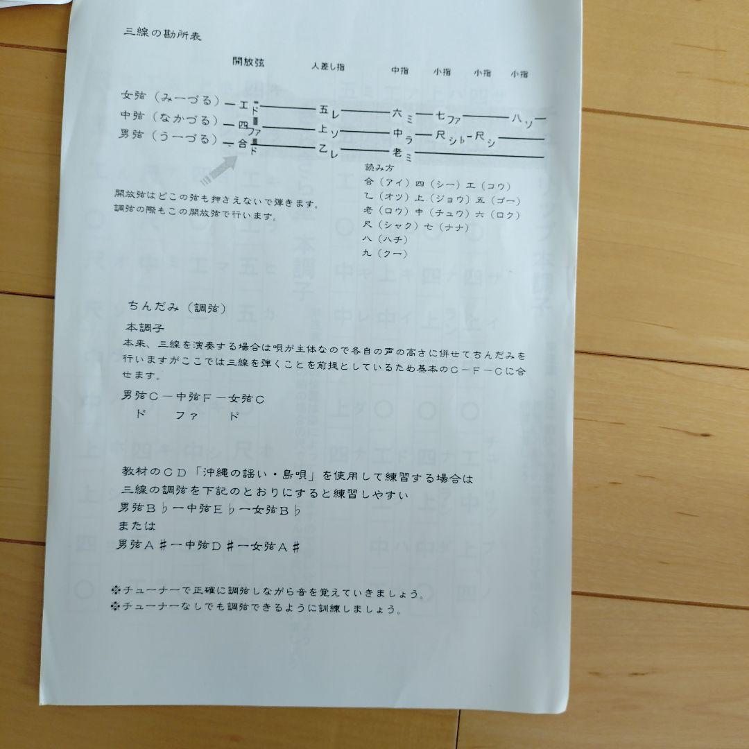 三線本体 黒・金・蛇柄 専用ケース付き　教則本