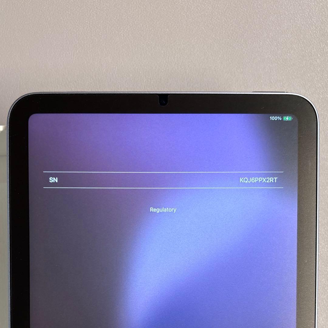 iPad mini (第6世代) Wi-Fiモデル 64GB Purple